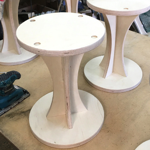 자작나무합판 테이블 제작